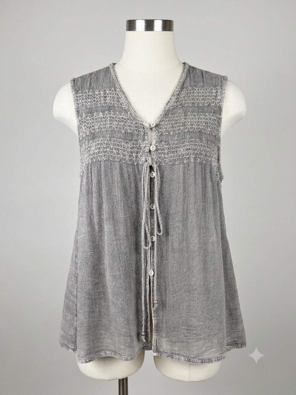 NEW Anandas Collection Boho Flowy Tank